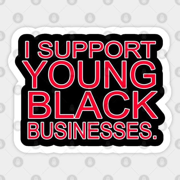 Black Business Sticker by IronLung Designs